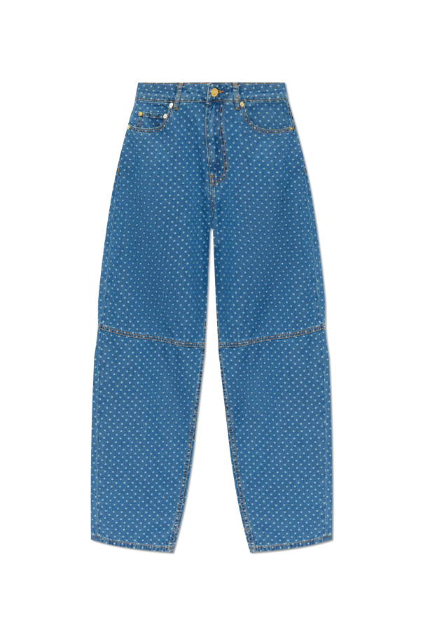 Ganni Polka-dot pattern jeans