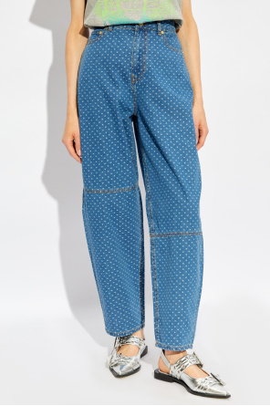 Ganni Polka-dot pattern jeans