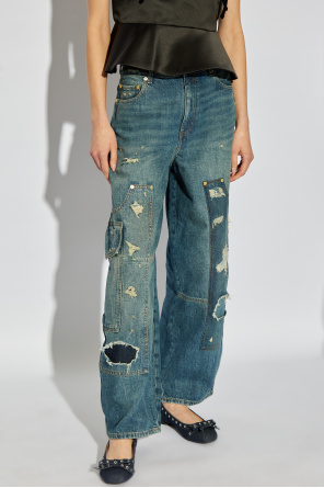 Ganni Jeans with logo