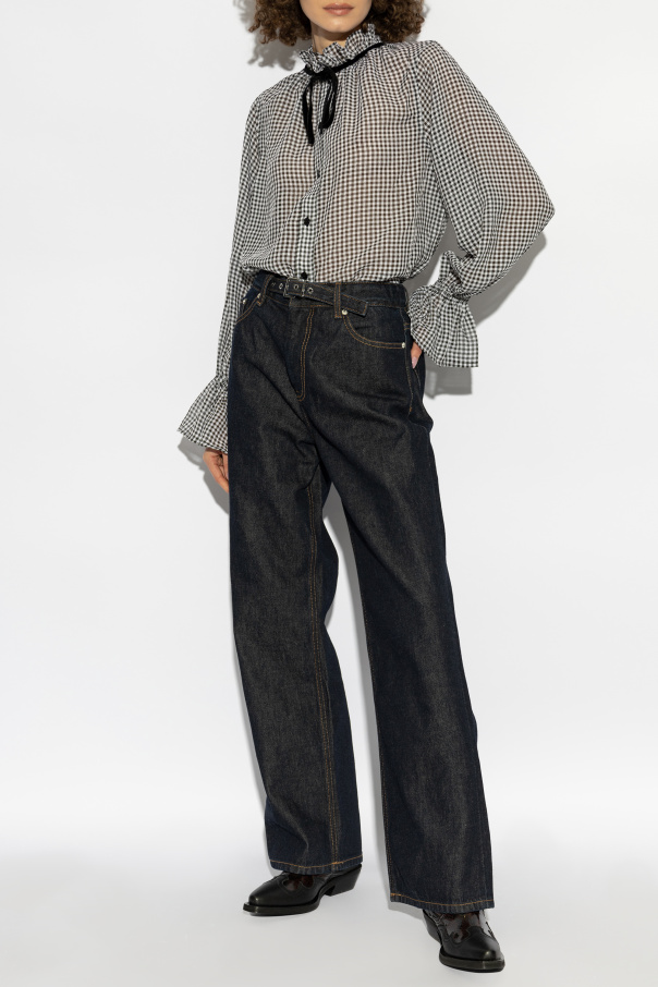 Ganni Jeans with logo