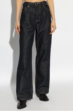 Ganni Jeans with logo