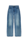 Ganni BLUE Straight-leg jeans