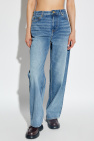 Ganni BLUE Straight-leg jeans