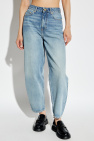 Ganni BLUE Wide-leg jeans