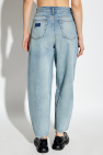 Ganni BLUE Wide-leg jeans