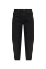 Ganni BLACK Jeans with logo
