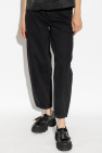 Ganni BLACK Jeans with logo