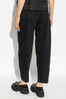 Ganni BLACK Jeans with logo