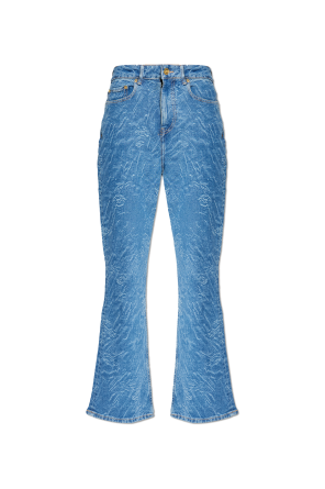 Jeans with flared legs