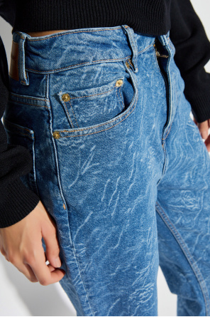 Ganni Jeansy z rozszerzanymi nogawkami