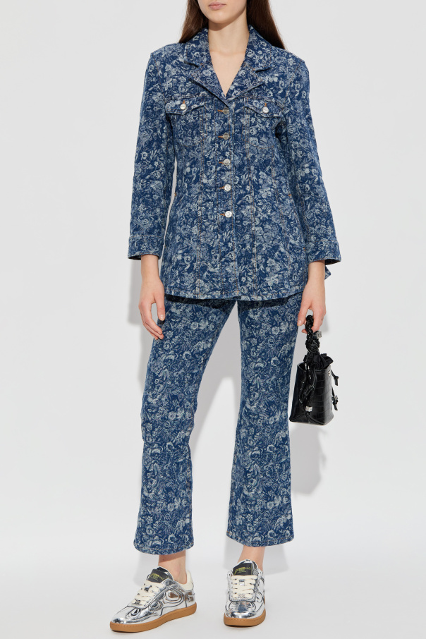 Ganni Jacquard jeans