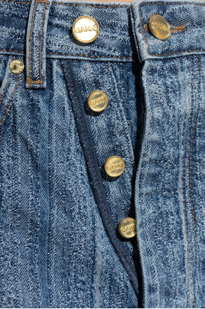 Ganni Jeans mit weitem Bein