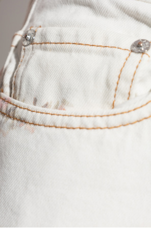 Ganni Jeans with floral motif