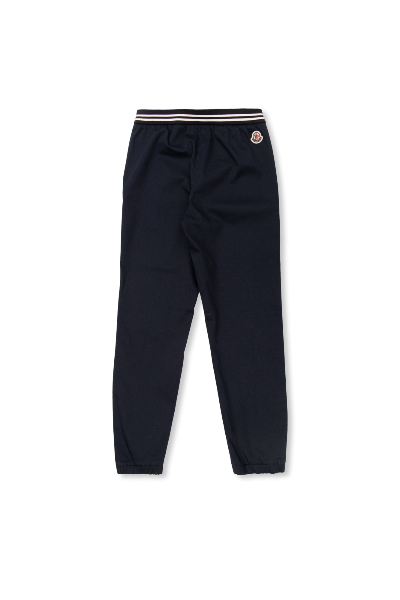 Moncler Enfant Trousers with logo patch