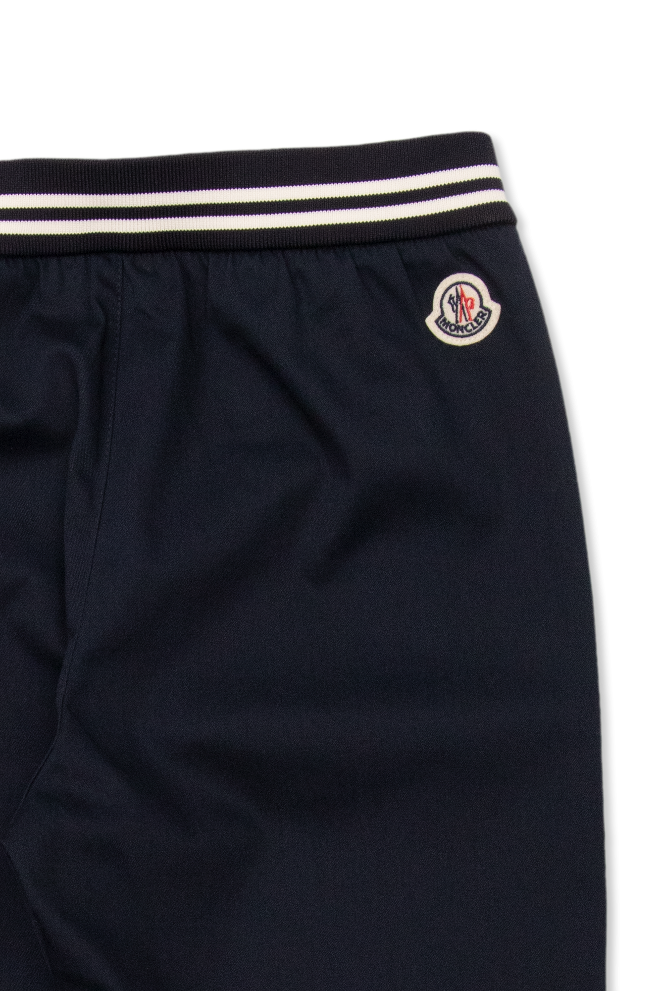 Moncler Enfant Trousers with logo patch