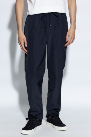 Moncler Loose-fitting nylon trousers