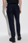 Moncler NAVY BLUE Creased trousers