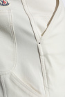 Moncler cream Pants with logo