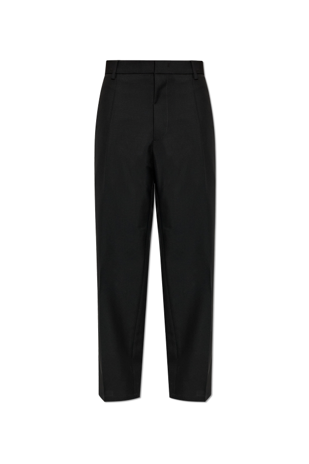 Wool canvas trousers od JIL SANDER