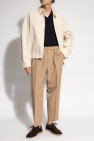 JIL SANDER beige Creased trousers