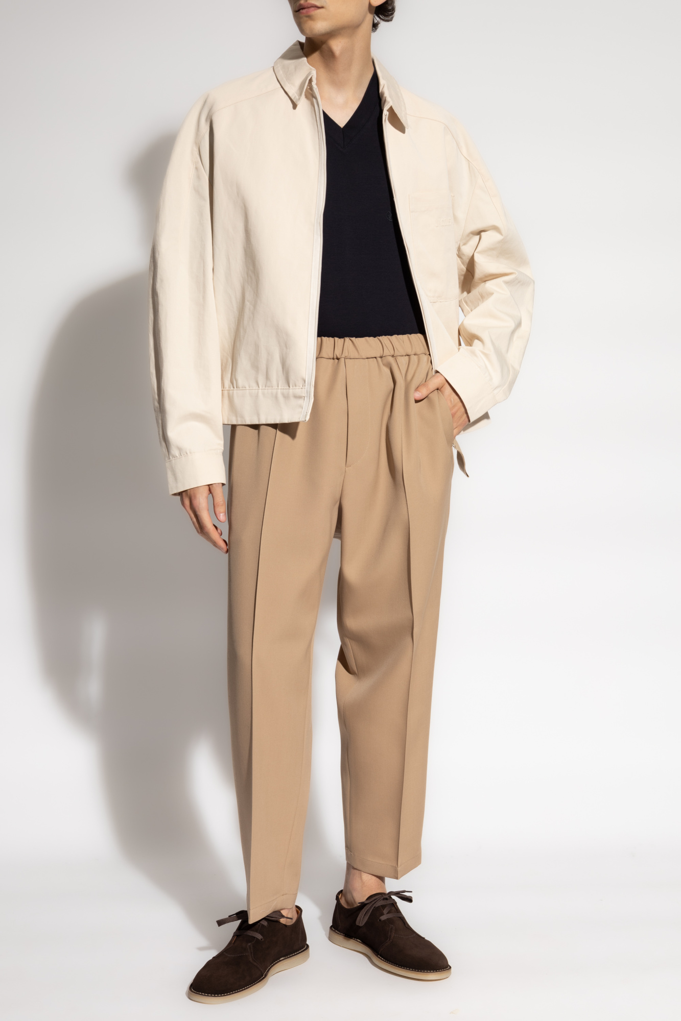 JIL SANDER Creased trousers