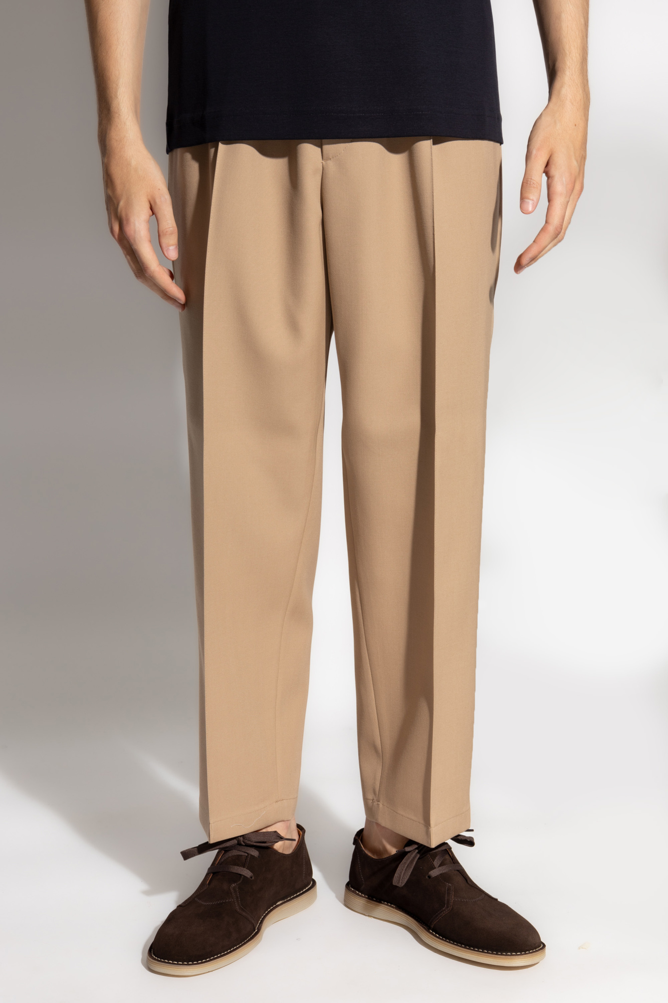 JIL SANDER Creased trousers