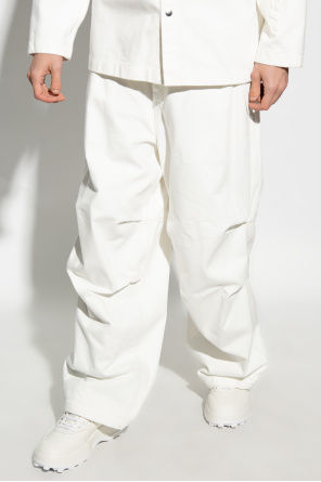JIL SANDER Relaxed-fitting cotton trousers
