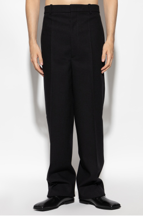 JIL SANDER Wollhose mit Bügelfalte