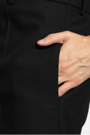 JIL SANDER Wollhose mit Bügelfalte