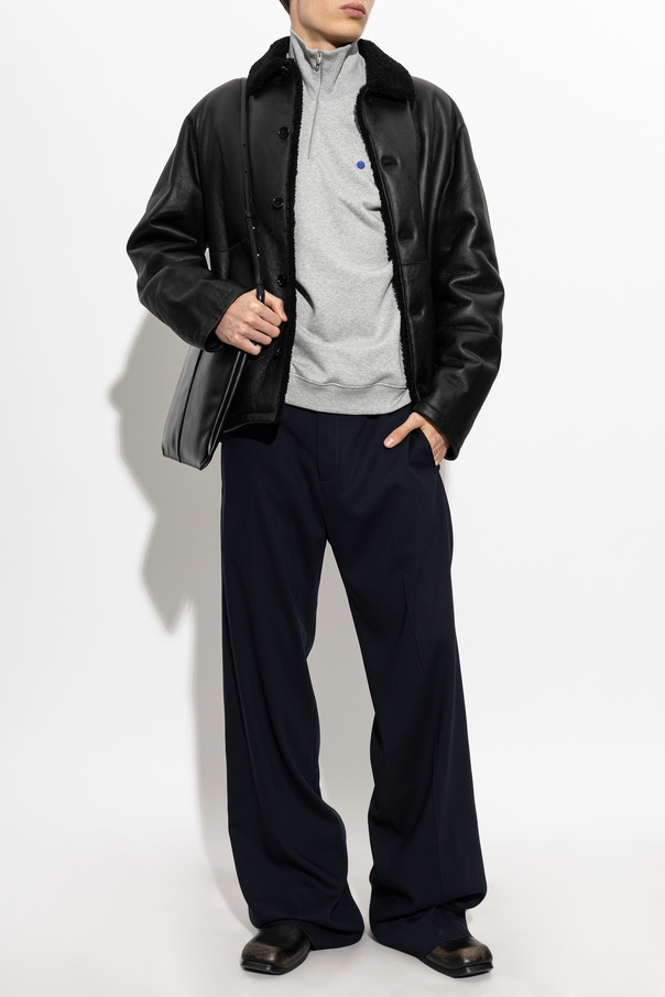 JIL SANDER Wool Trousers with Crease