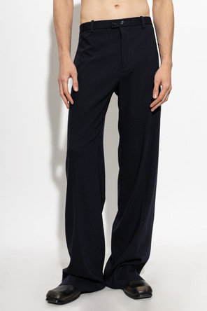 JIL SANDER Wool Trousers with Crease