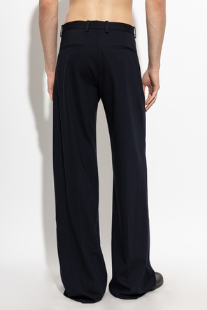 JIL SANDER Wool Trousers with Crease