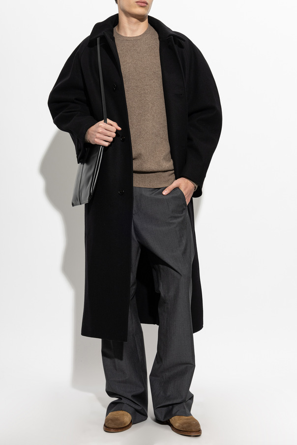 JIL SANDER Wool Pleated Trousers