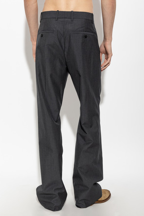 JIL SANDER Wool Pleated Trousers