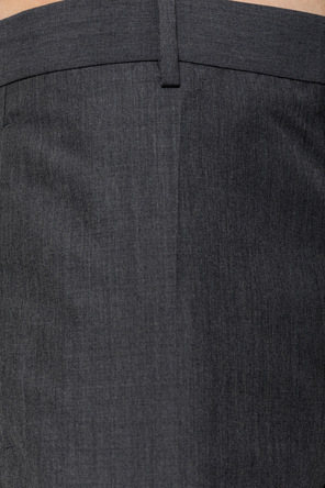 JIL SANDER Wool Pleated Trousers