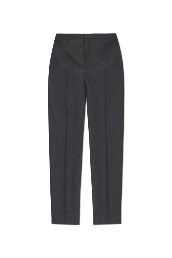 Wool pleat-front trousers od JIL SANDER