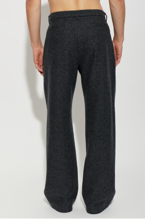 JIL SANDER Wollhose mit Abnähern