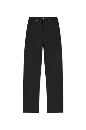 Straight-leg jeans