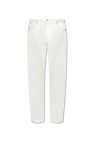 JIL SANDER WHITE Loose-fitting jeans