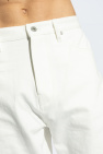 JIL SANDER WHITE Loose-fitting jeans