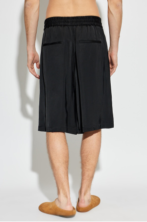 JIL SANDER Satinschorts