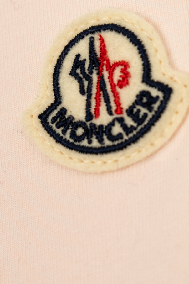 Moncler Enfant Leggings with logo patch