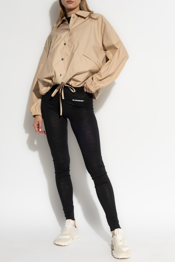 JIL SANDER+ Leggings with wool finish