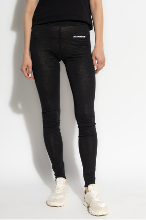JIL SANDER+ Leggings with wool finish