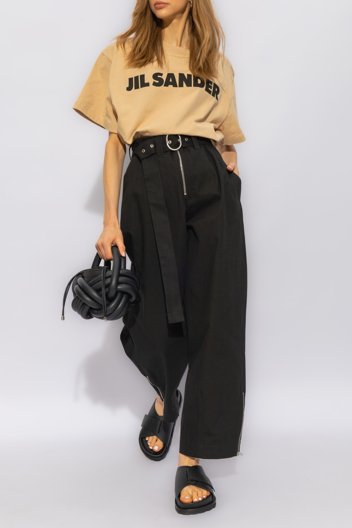 JIL SANDER+ Belted trousers