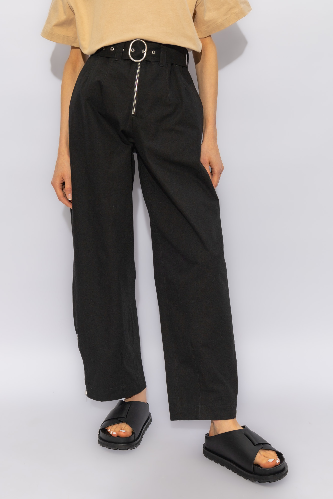 JIL SANDER+ Belted trousers