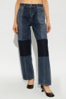 JIL SANDER+ NAVY BLUE Jeans with stitching