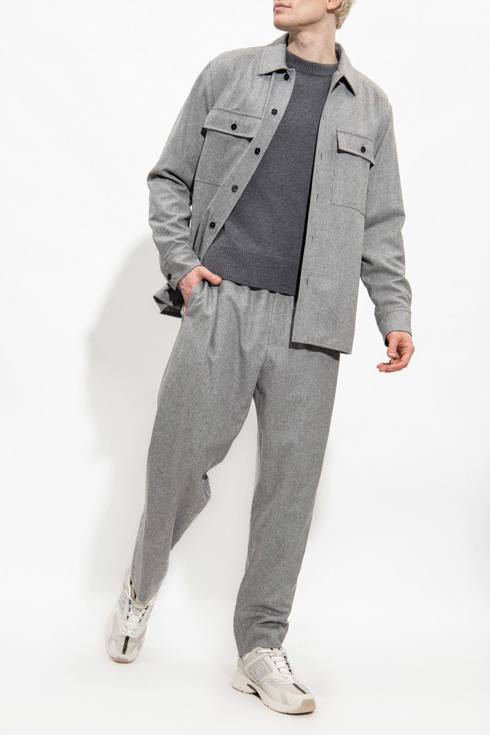 JIL SANDER+ Wool gloria trousers