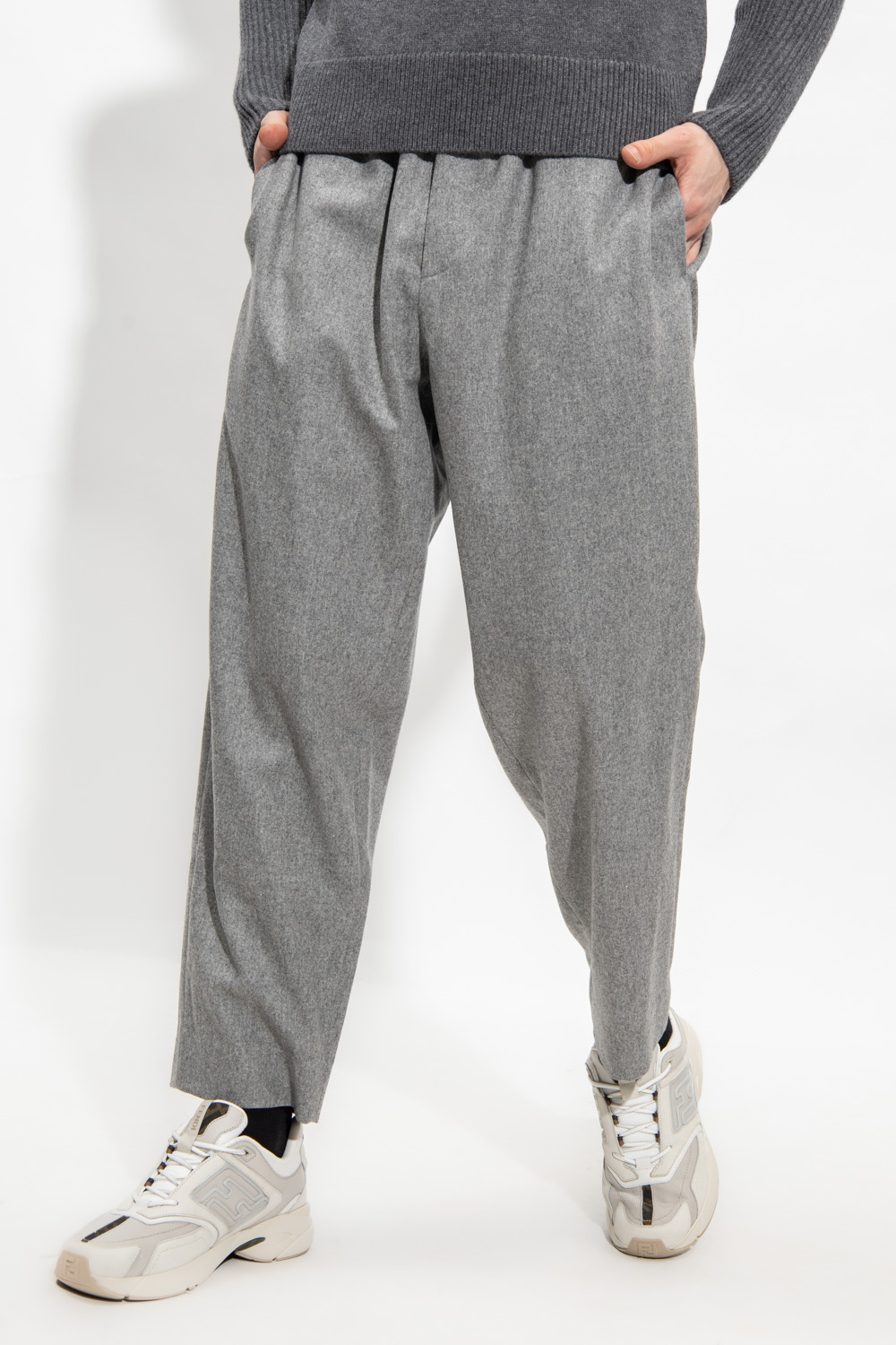 JIL SANDER+ Wool gloria trousers