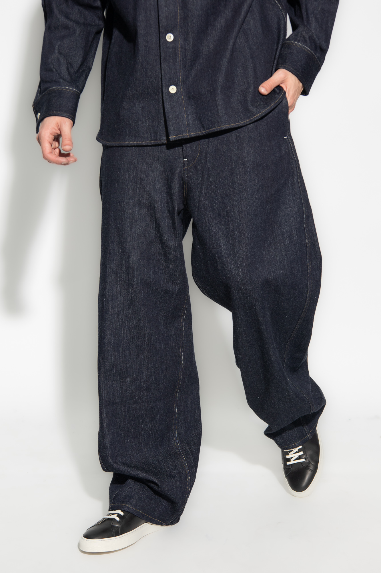 JIL SANDER+ Logo-patched jeans